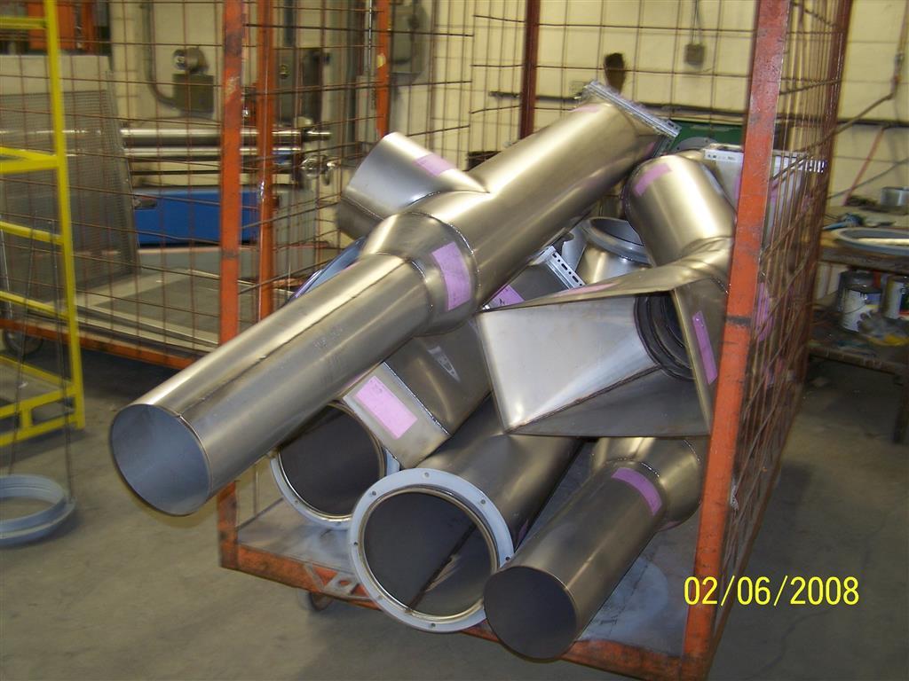 Welded Stainless Steel Ductwork