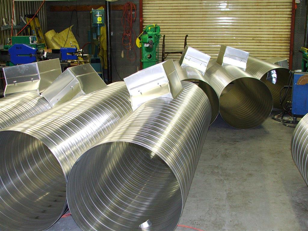 Aluminum Spiral Ductwork