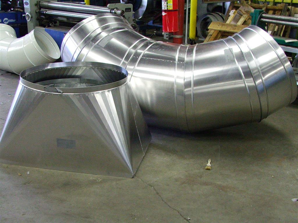 Aluminum Spiral Ductwork