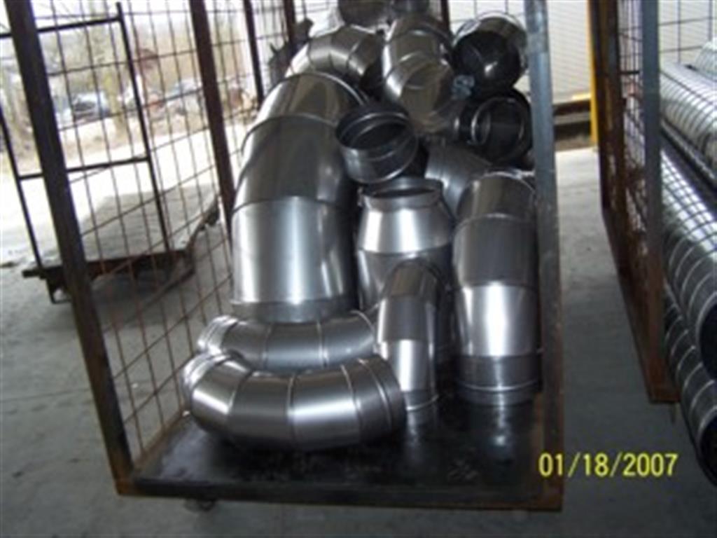 Galvanized Spiral Ductwork