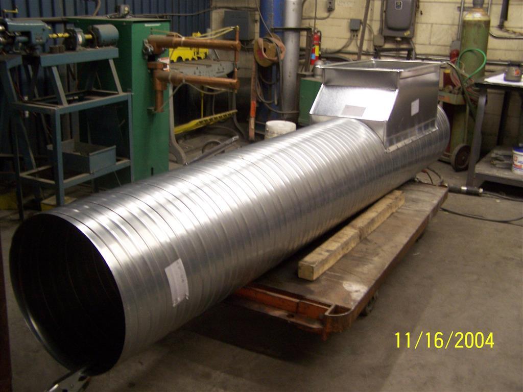 Galvanized Spiral Ductwork