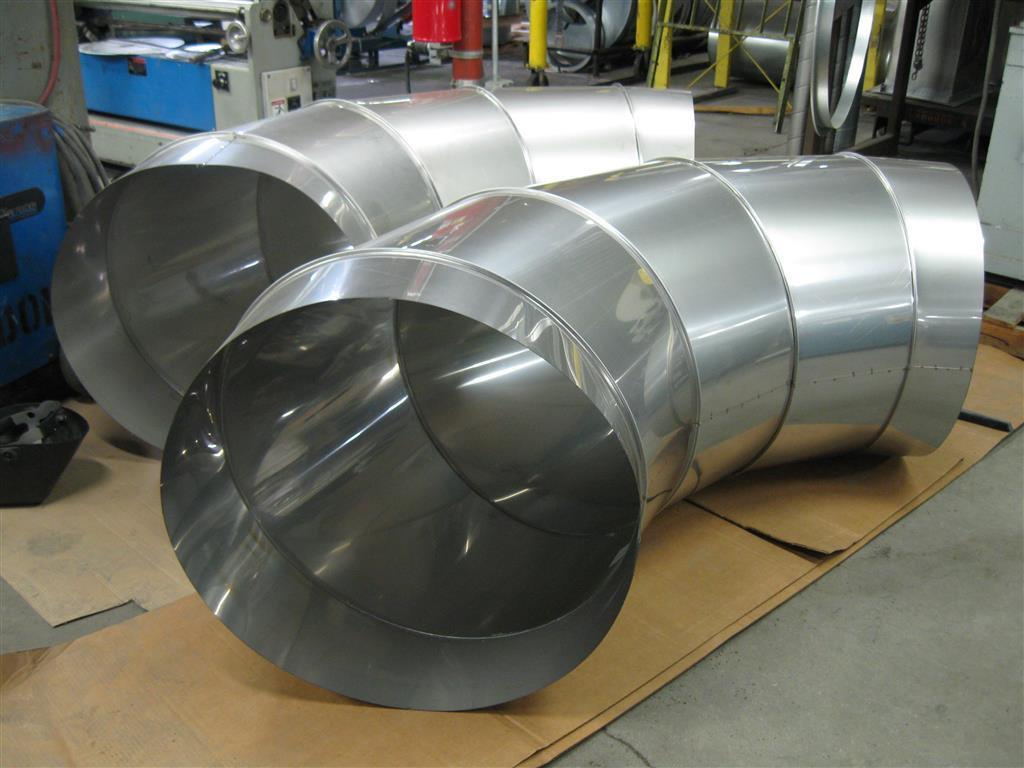 Spiral Stainless Steel Ductwork